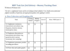 Free RBT Task List Tracker